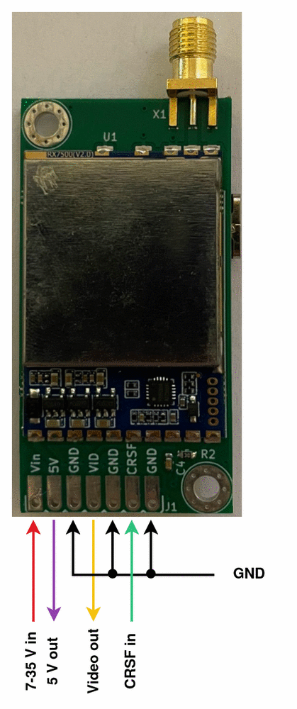 IBT 7G VRX Shifter v1 — призначення контактів